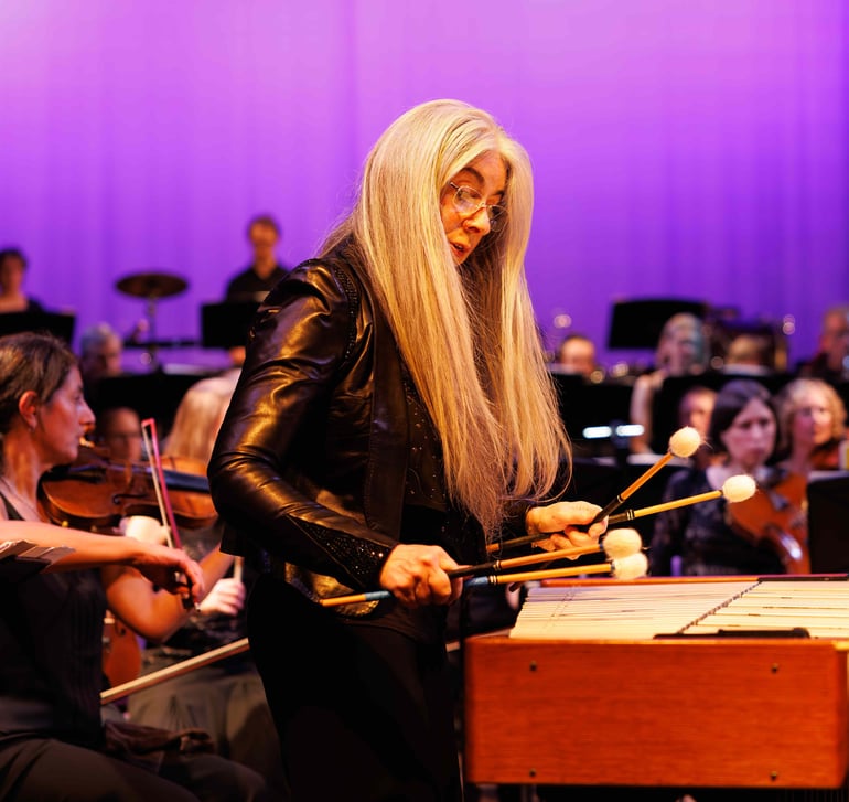 Dame Evelyn Glennie inspires Redmaids' High
