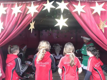 Father Christmas pays a visit | Redmaids' High School