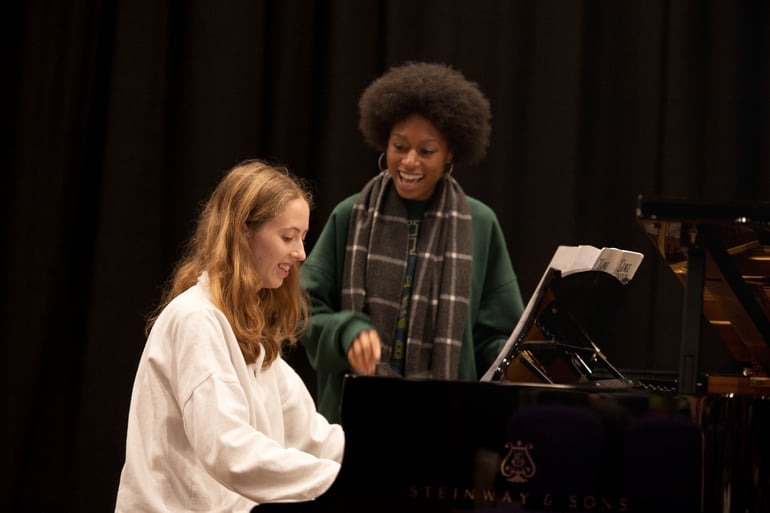 Isata Kanneh-Mason performs at Redmaids' High